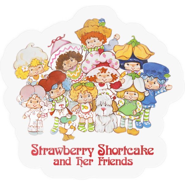 Strawberry Shortcake And Her Friends Poster T Stickers-image
