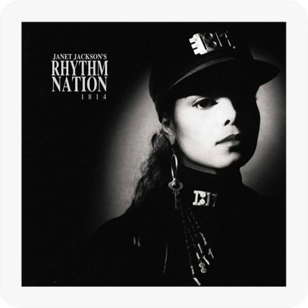 Janet Jackson Rhythm Nation Stickers-image
