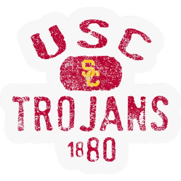 Usc Trojans Vintage 1880 Logo T Stickers-image