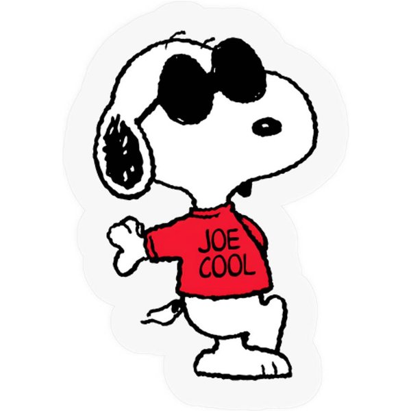 Snoopy Joe Cool Distressed Stickers-image