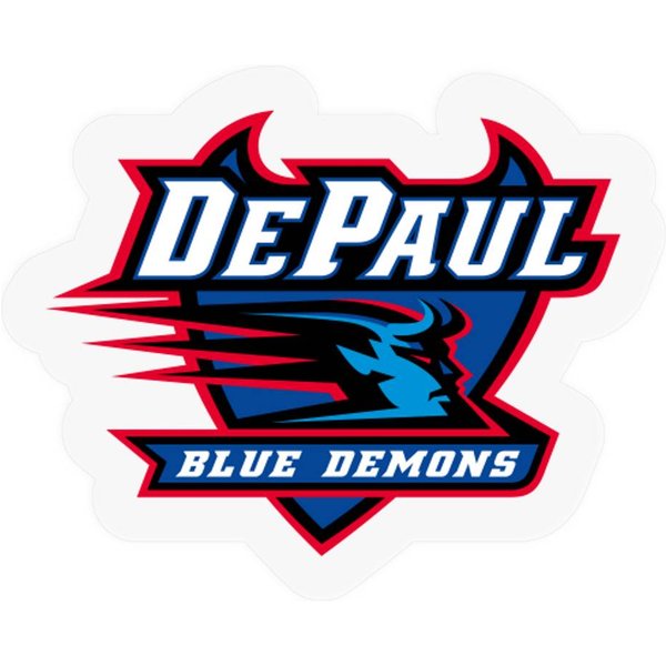 Depaul University Athletic Blue Demons Stickers-image