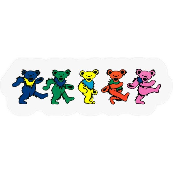 Grateful Dancing Deads Bears Stickers-image