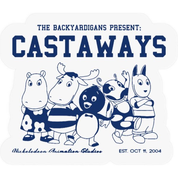 Backyardigans Castaway Backyardigans Castaway Stickers-image
