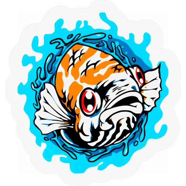 Bass Fishing Productions Merch Bruce Stickers-image