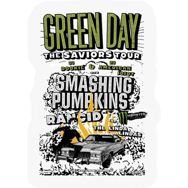 Greenday The Saviors 2024 Concert Stickers-image