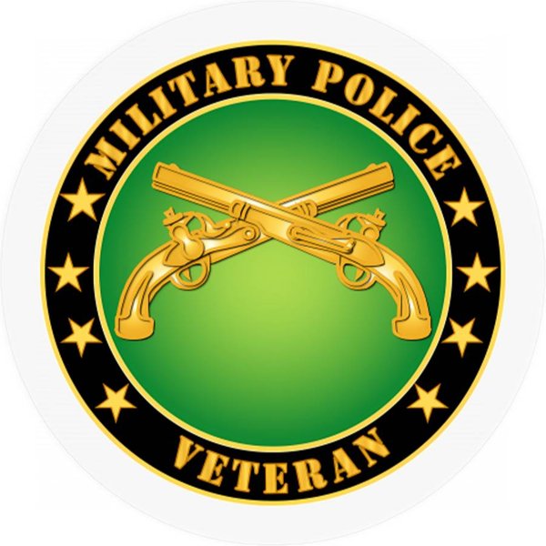 Military Police Veteran Stickers-image