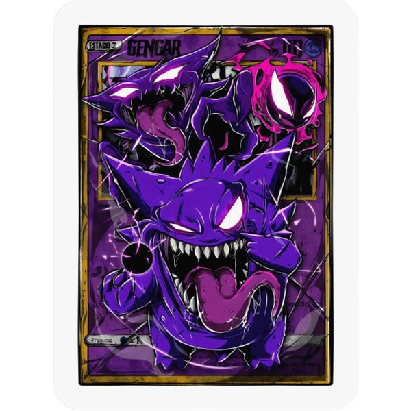 Gengar Ghost Gengar Gastly Haunter Stickers, Go Stickers, Birthday Gift-image