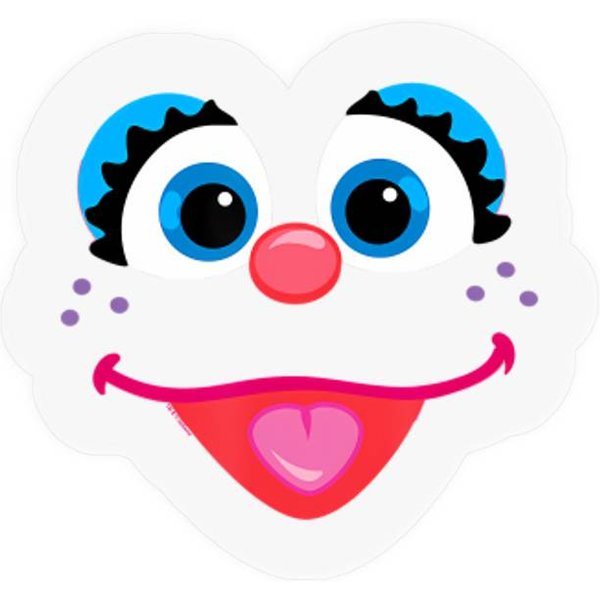 Street Abby Cadabby Face Stickers-image