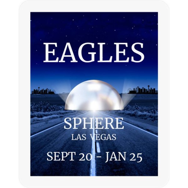 Las Vegas Sphere Residency Stickers Stickers-image