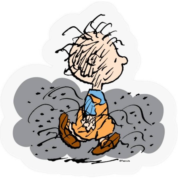 Pigpen Walking Cloud Stickers-image