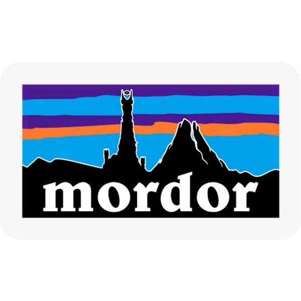 Mordor Film Lord Of The Ring - Graphic Stickers- Cool Summer Stickers For Men- Funny Gifts- Wo Stickers-image