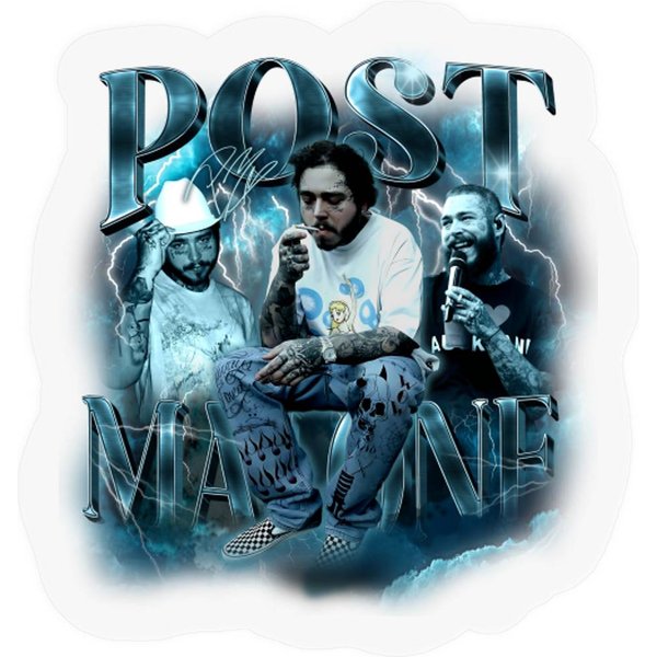 Post Malone Tour Merchandise Sticker-image