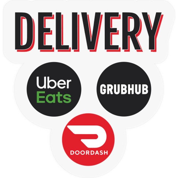 Delivery Uber Eats / Doordash / Grubhub Stickers-image