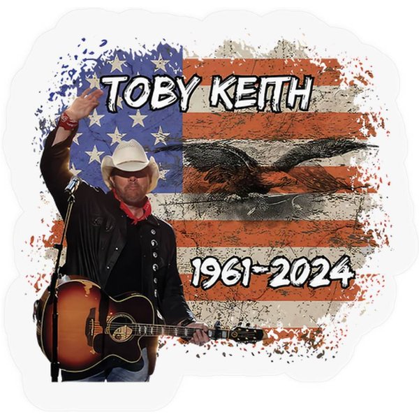 Toby Keith Stickers, Country Song Stickers, Toby Keith Honoring Stickers-image