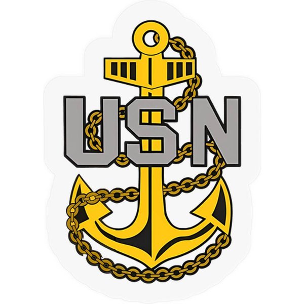 Navy Chief Petty Officer Anchor - Chief Petty Officer - Stickers-image