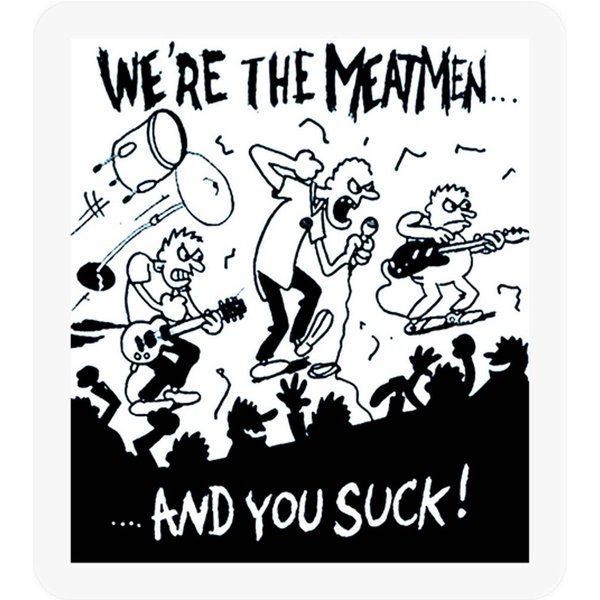 Meatmen Punk Promo Stickers-image