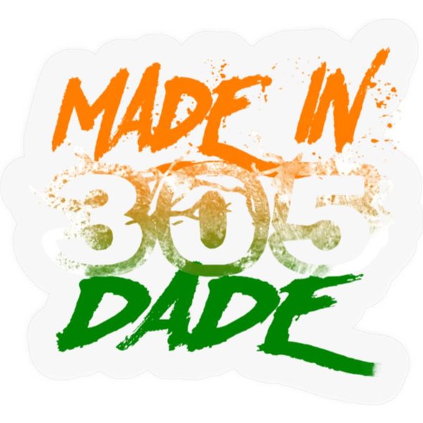 Made In Dade Stickers-image