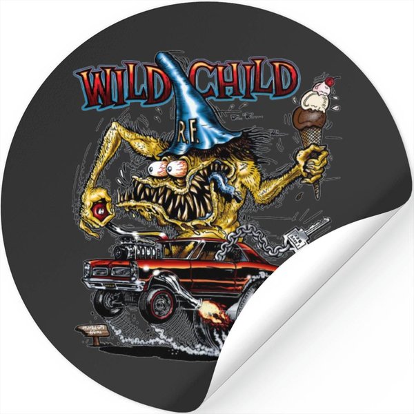 Rat Fink Wild Child Rat Fink Stickers-image