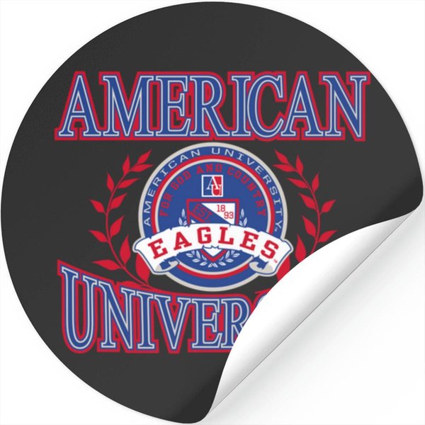 American University Laurels Logo Officially Licensed Stickers-image