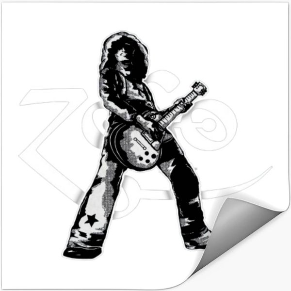 Jimmy Page Bw - Jimmy Page Bw - Stickers-image