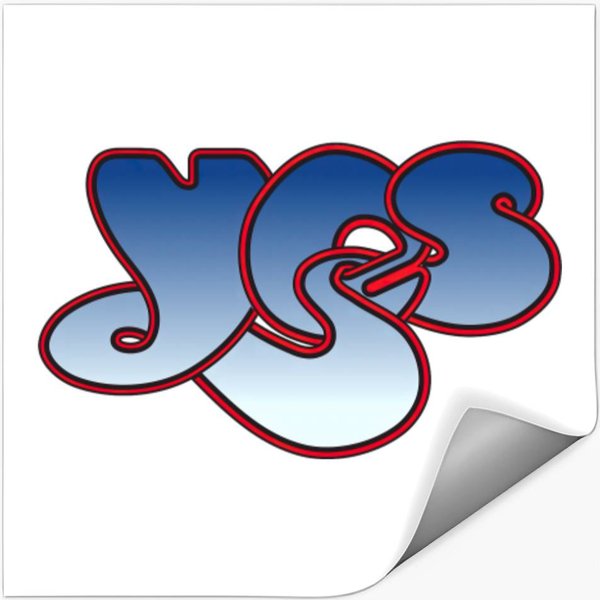 Yes Old Band Stickers-image