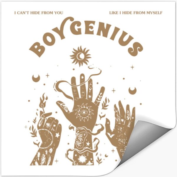 Boygenius Merch, Boygenius Band 2023 Tour Stickers-image