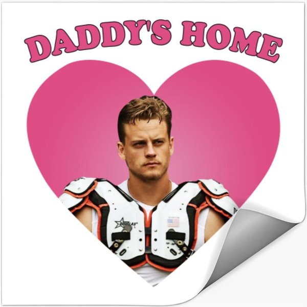 Joe Burrow Daddy's Home Stickers-image