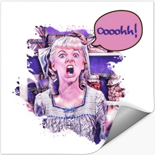 Angry Nellie Oleson From Little House On The Prairie Stickers-image