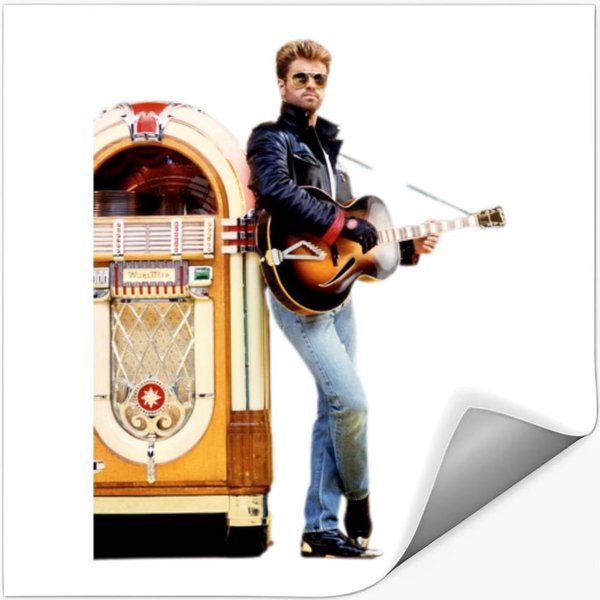 Jukebox George Michael Stickers Faith Wham Art Fan-image