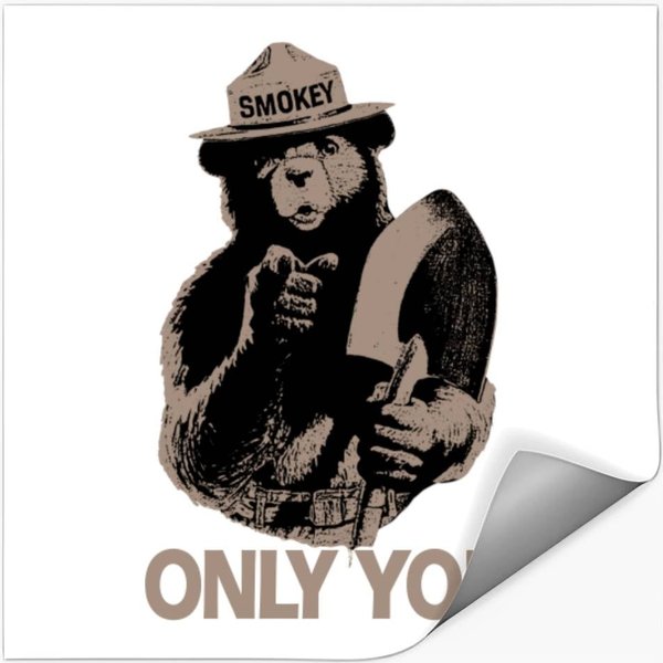 Smobear Only You Adult Stickers-image