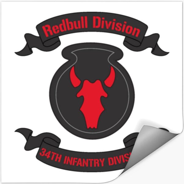 34Th Infantry Division (34Th Id) Stickers-image