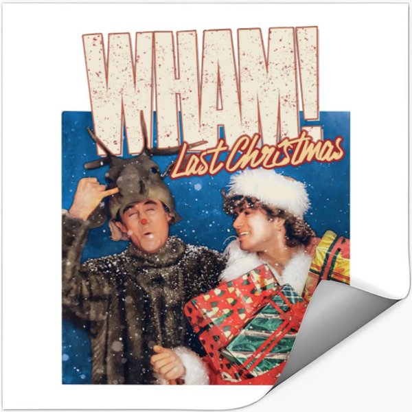 George Michael Wham Last Christmas Stickers-image