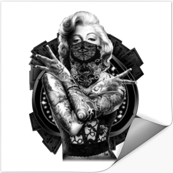 Marylin Monroe Outlaw Stickers-image