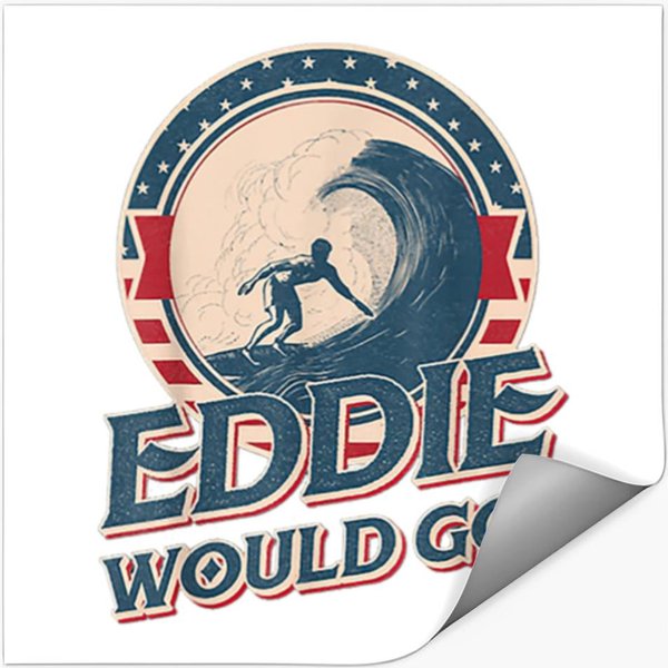 Eddie0 Would Go Vintage Stickers-image