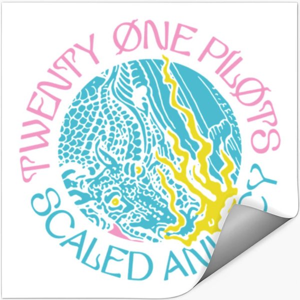 Scaled And Icy Twenty Stickers-image