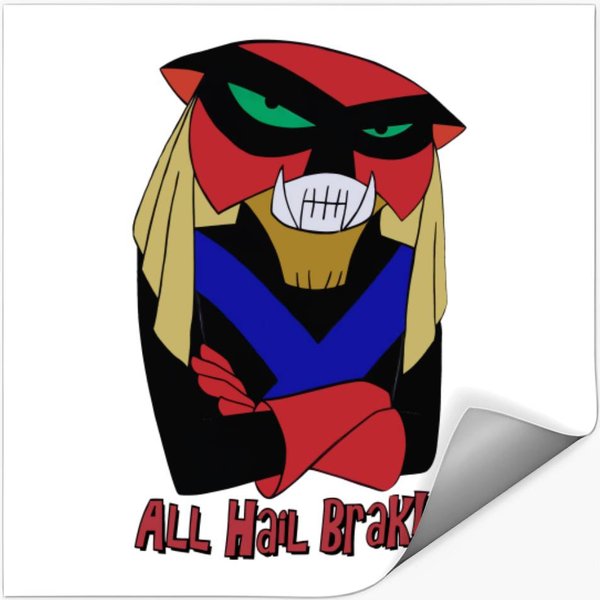 Vintage 1997 Space Ghost Coast To Coast Stickers-image