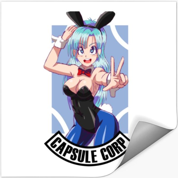 Sexy Bulma Capsule Corp Stickers-image