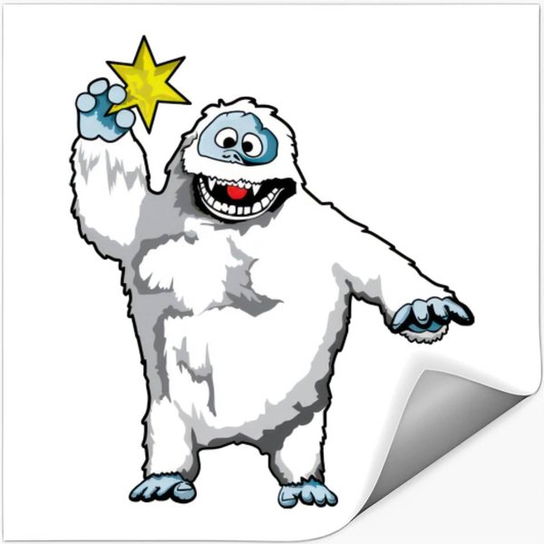 Abominable Snow Monster Bumble - Rudolph The Red Nosed Reindeer - Zip Stickers-image