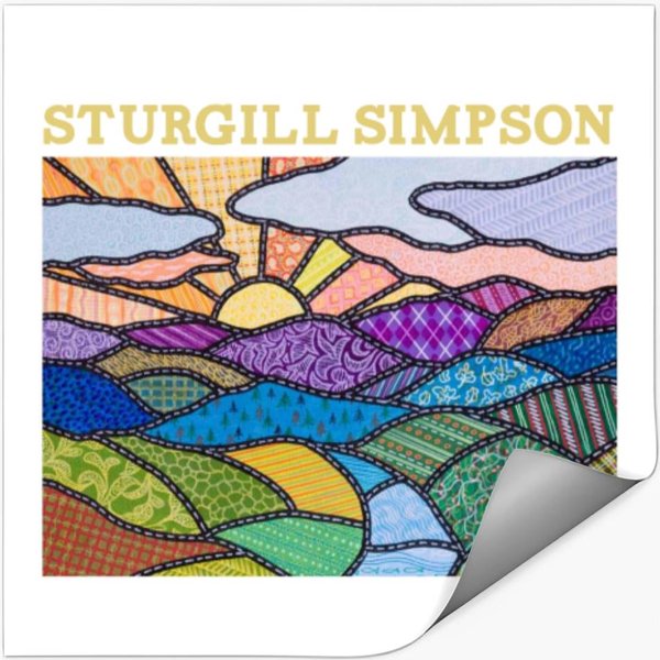 Sturgill Simpson High Top Mountain 90S Stickers, Metamodern Sounds In Country Music Stickers-image