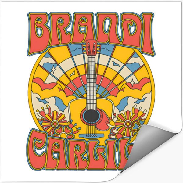 Brandi Carlile Guitarland Stickers - Tour 2023 Merchandise-image