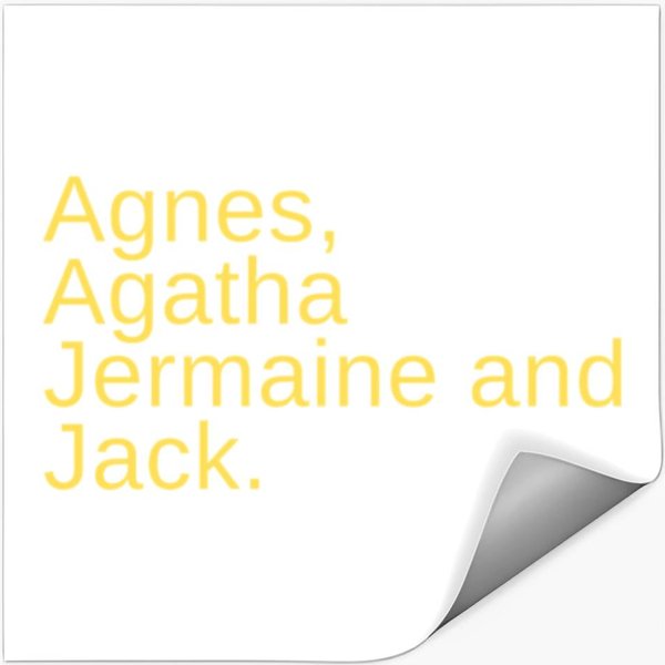 Agnes Agatha Jermaine And Jack Stickers-image