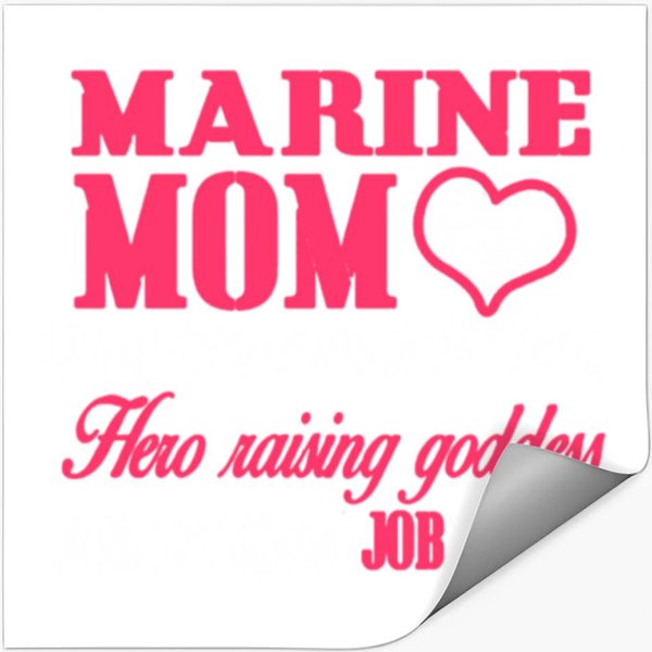 Marine Mom Stickers Stickers-image