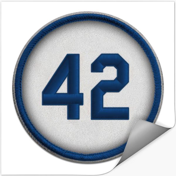 Jackie 42 (Alt Version) - Jackie Robinson - Stickers-image