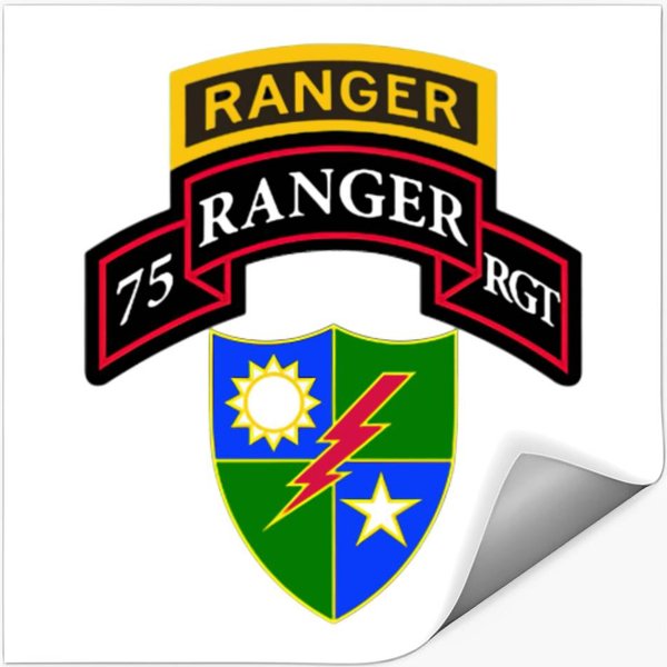 Veteran Gift-75Th Ranger Regiment Ranger Tab Range Stickers-image