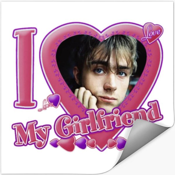I Love My Boyfriend Damon Albarn (1) Stickers-image