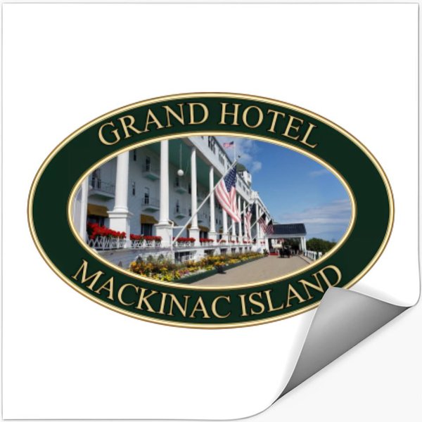 Grand Hotel On Mackinac Island, Michigan Stickers-image