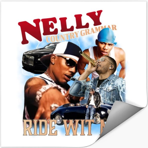 Nelly Hiphop Stickers | Nelly Vintage Stickers-image