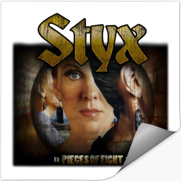 Styxs Pieces Of Eight Rock And Roll Stickers-image