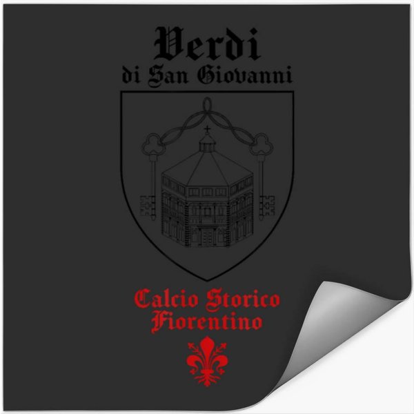 Calcio Storico Fiorentino Verdi Florentine Football FãºTbol Stickers-image