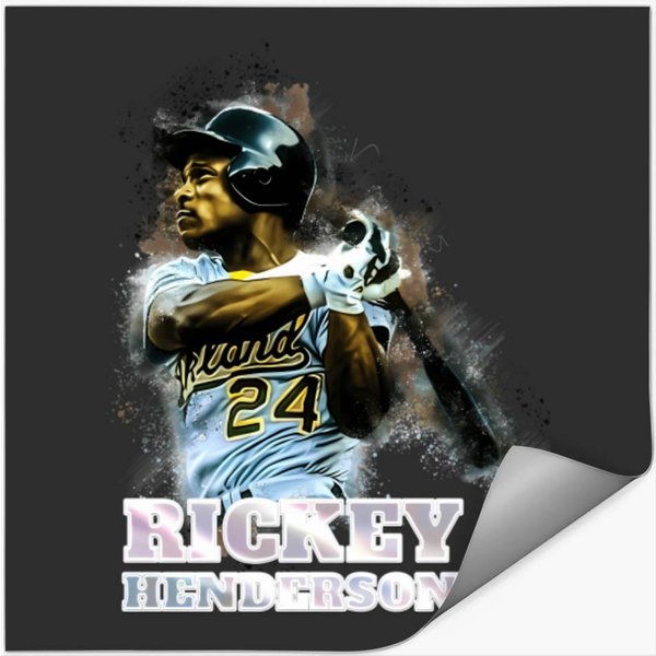 Rickey Henderson 2 Stickers-image